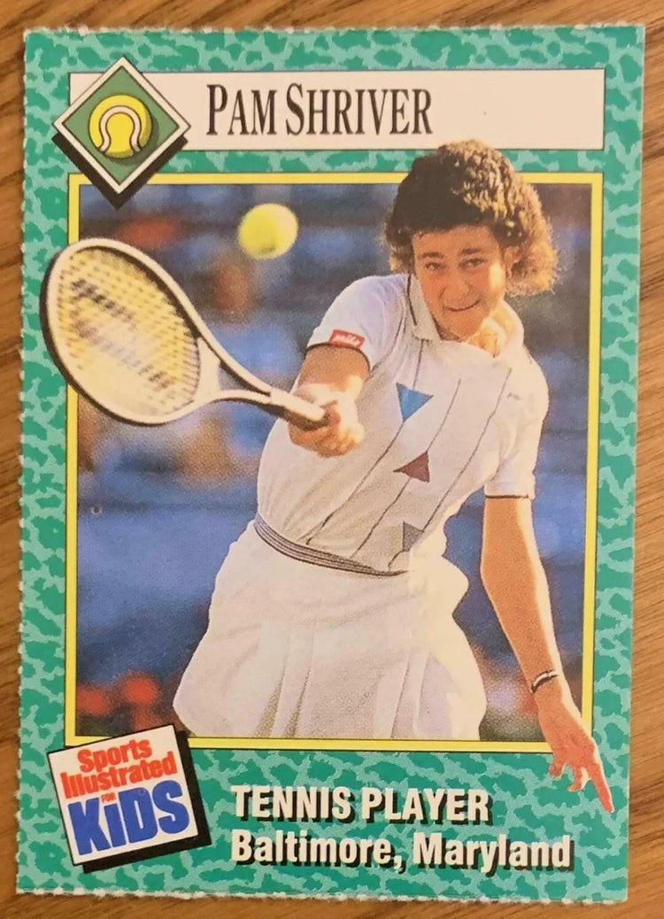 Pam Shriver 1990 Sports Illustrated for Kids tennis card - AutographsForSale.com