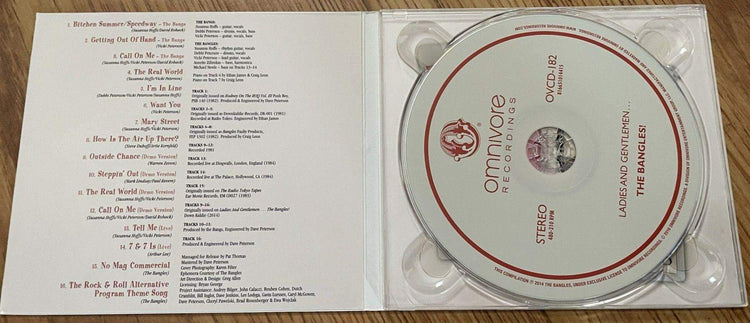 Ladies And Gentlemen The Bangles autographed CD cover Susanna Hoffs Debbi And Vicki Peterson JSA - AutographsForSale.com