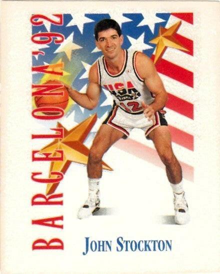 John Stockton 1991-92 SkyBox US Dream Team Mark & See mini card - AutographsForSale.com