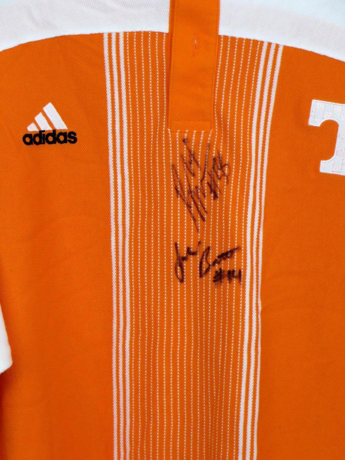 Rashad Moore Julian Battle autographed Tennessee Vols Adidas shirt - AutographsForSale.com