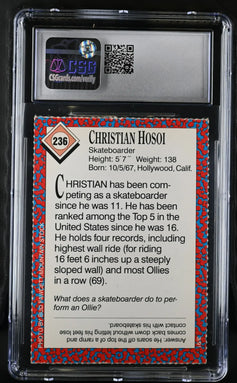 Christian Hosoi 1991 SI for Kids skateboarding RC CSG 8.5 - AutographsForSale.com
