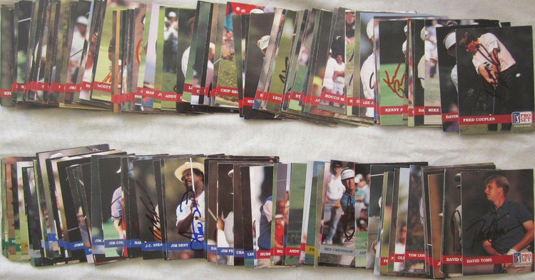 176 signed 1992 Pro Set golf cards John Daly Nick Faldo Gary Player Vijay Singh RC - AutographsForSale.com