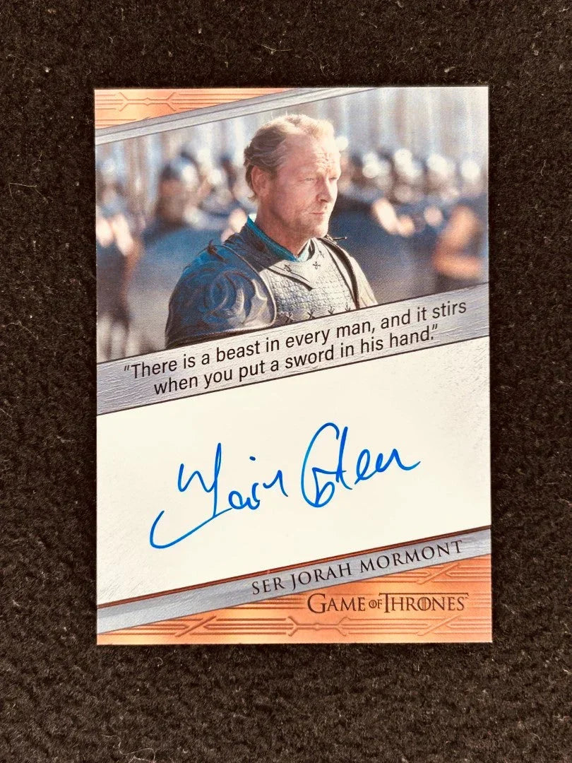 Iain Glen certified signed 2023 Game of Thrones Art & Images Quotable card - AutographsForSale.com
