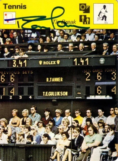 Roscoe Tanner autographed 1979 Sportscaster tennis card - AutographsForSale.com