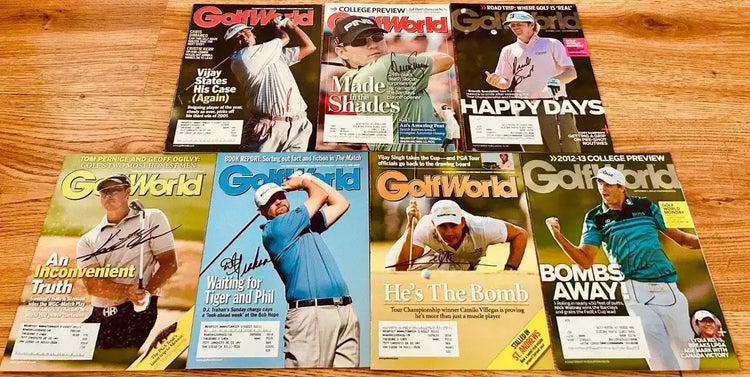 49 signed Golf World issues Darren Clarke Jason Dufner Vijay Singh Nick Price Henrik Stenson - AutographsForSale.com