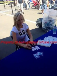 Nastia Liukin signed 2015 2016 US team Road to Rio US Olympic team card - AutographsForSale.com