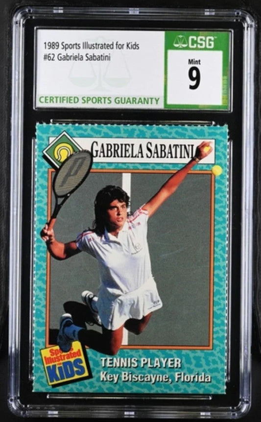Gabriela Sabatini 1989 SI for Kids tennis card CSG 9 MT - AutographsForSale.com