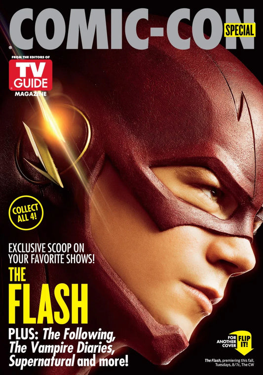 Arrow and The Flash 2014 Comic-Con TV Guide magazine Stephen Amell Grant Gustin - AutographsForSale.com