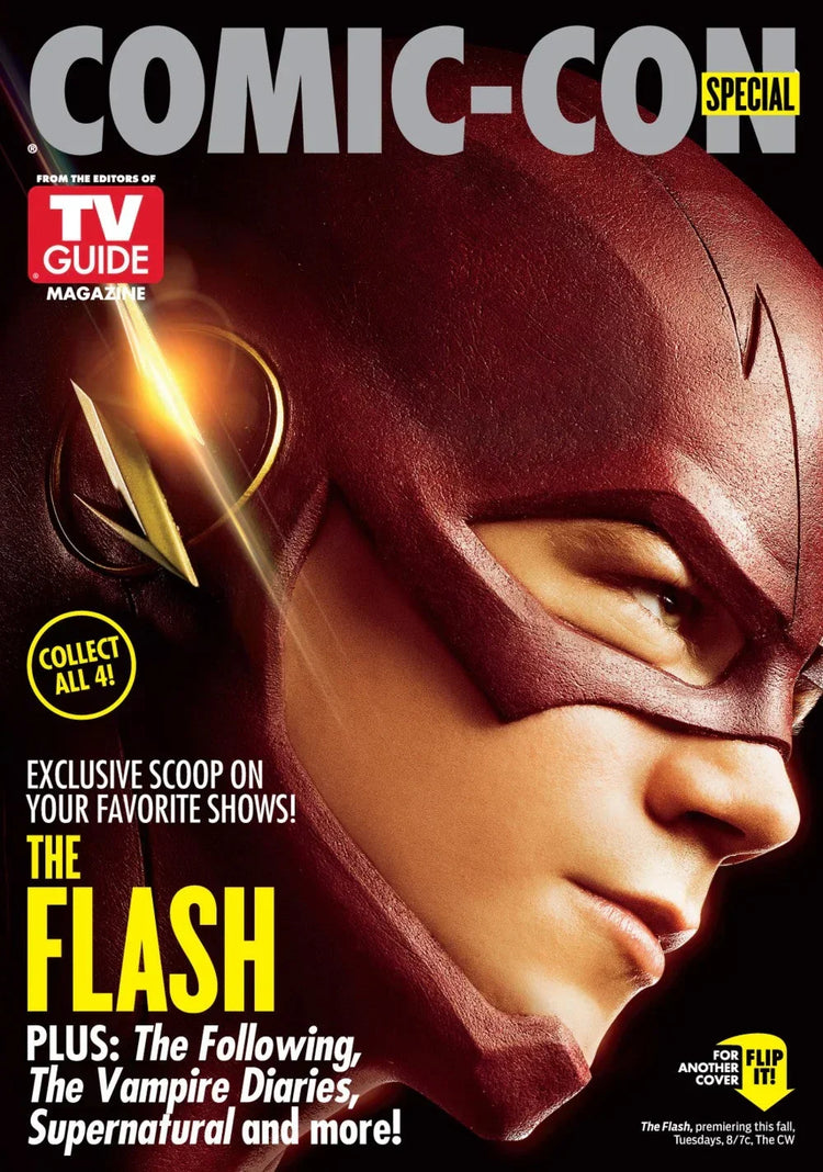 Arrow and The Flash 2014 Comic-Con TV Guide magazine Stephen Amell Grant Gustin - AutographsForSale.com