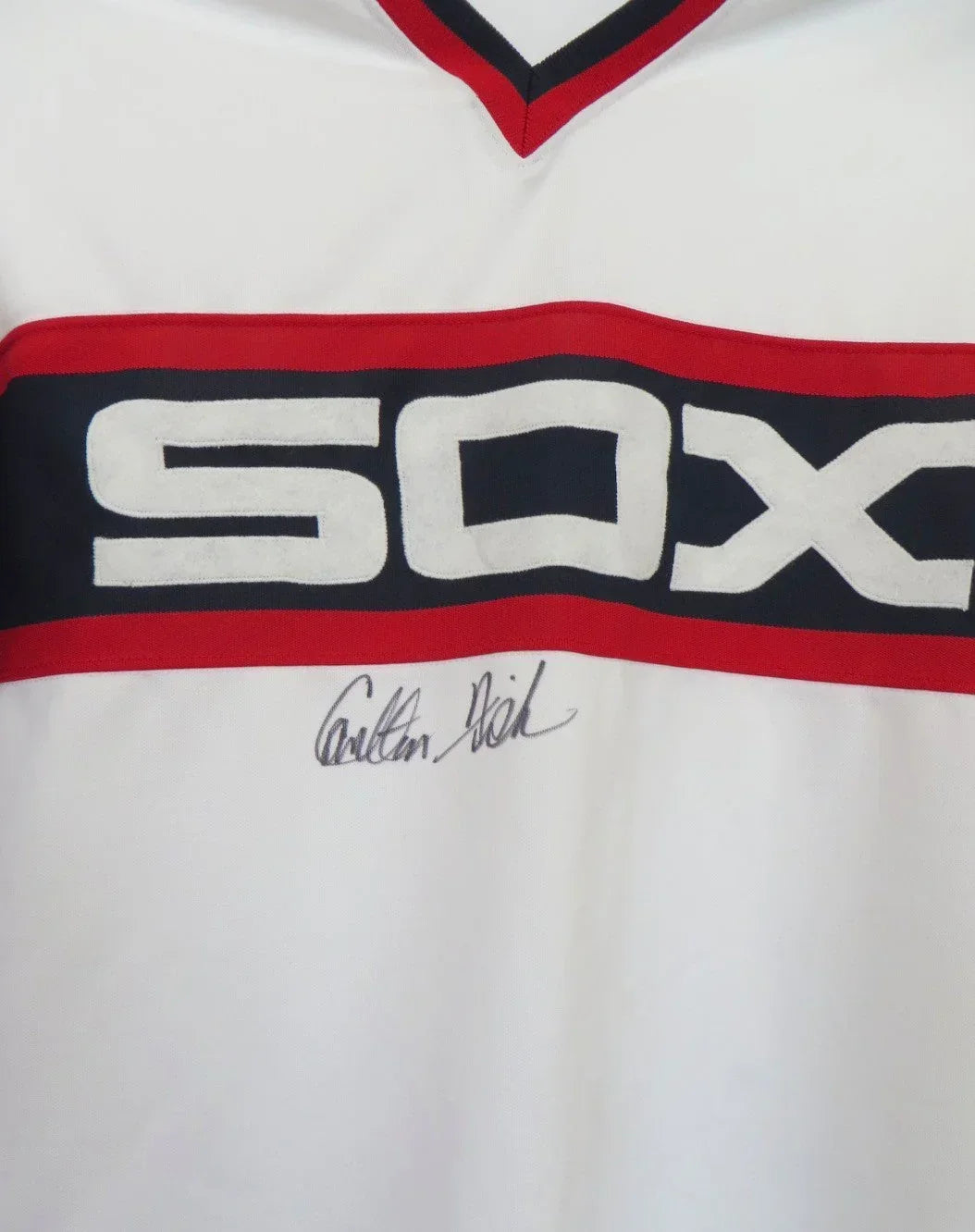 Carlton Fisk signed 1985 White Sox Majestic retro jersey JSA - AutographsForSale.com