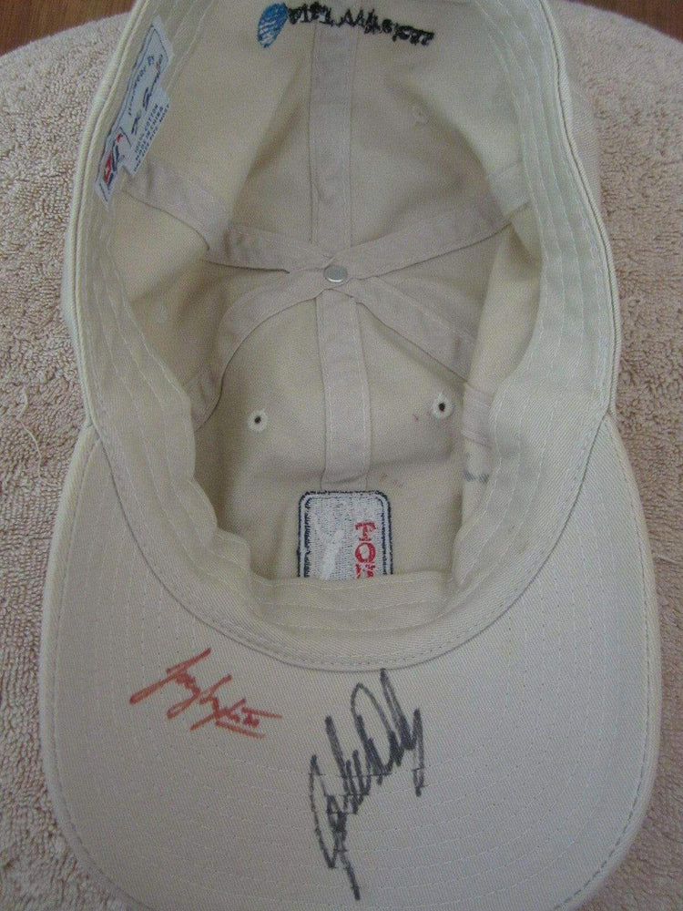 Signed PGA Tour golf cap Mark Calcavecchia John Daly Corey Pavin Scott Simpson - AutographsForSale.com
