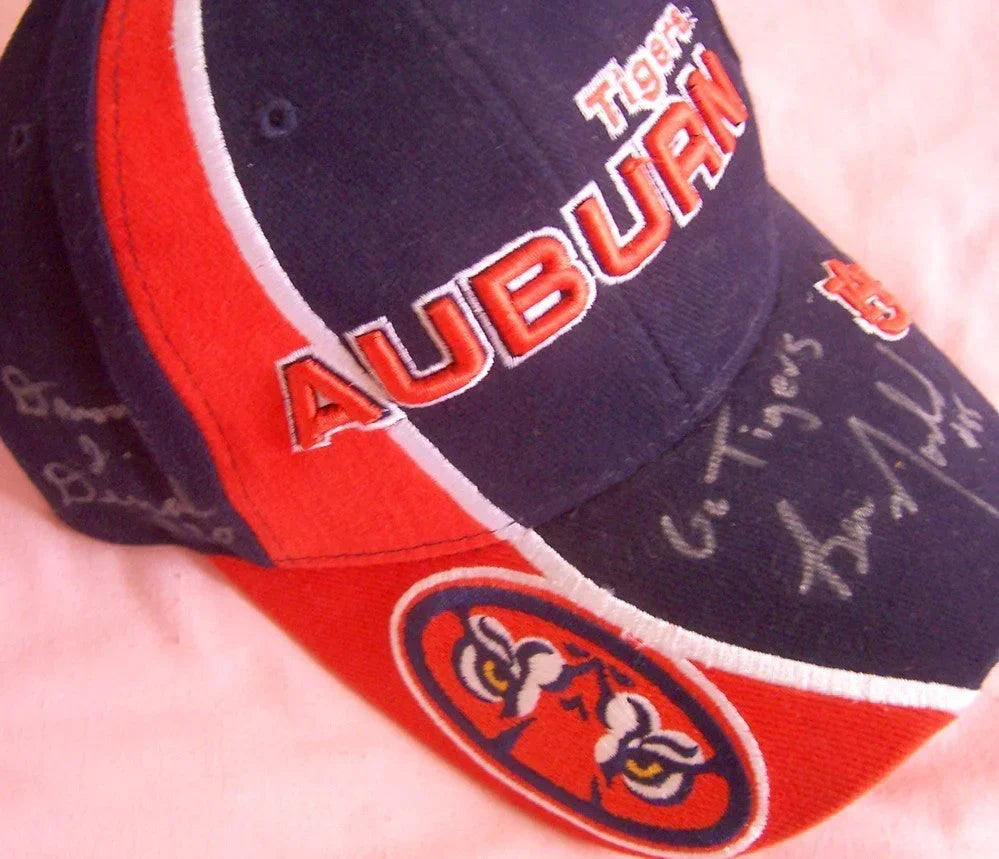 Damon Duval & Ben Nowland autographed Auburn Tigers Cap - AutographsForSale.com