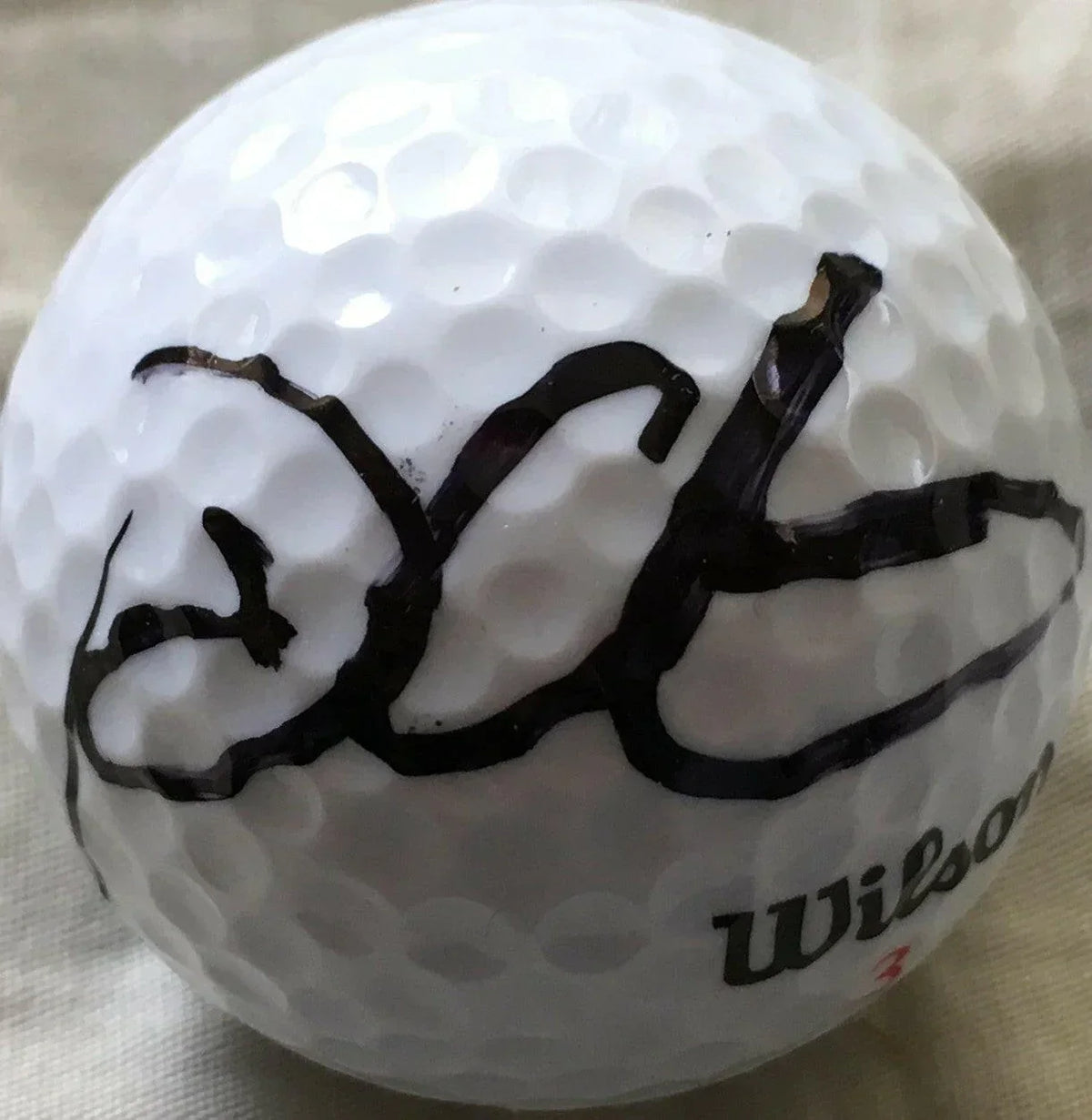 Darren Clarke autographed Wilson golf ball - AutographsForSale.com