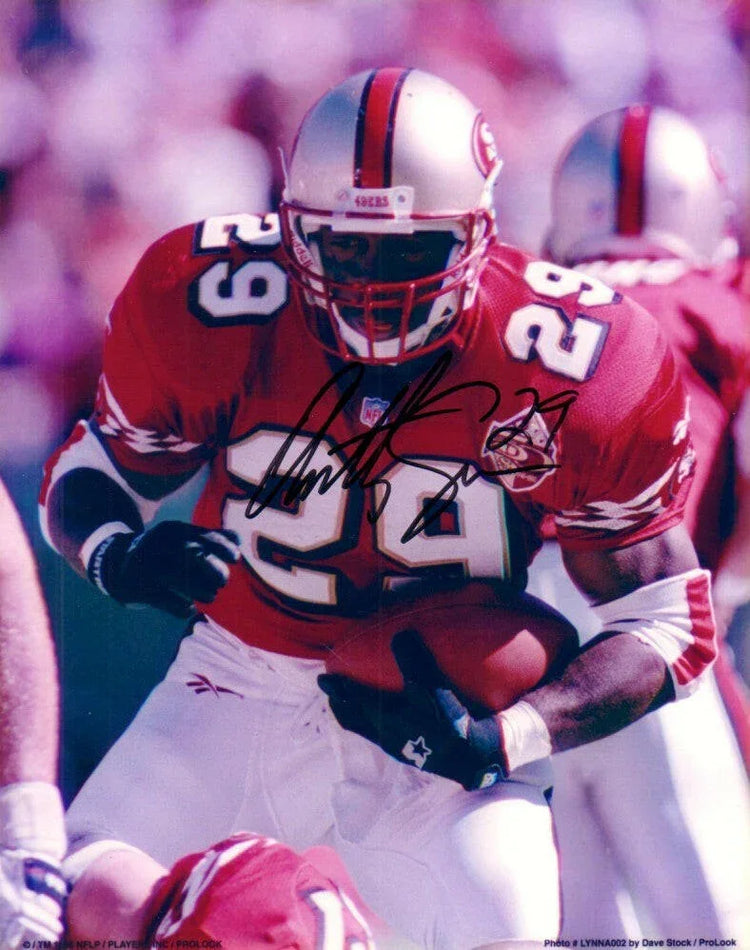 Anthony Lynn autographed 8x10 San Francisco 49ers photo - AutographsForSale.com
