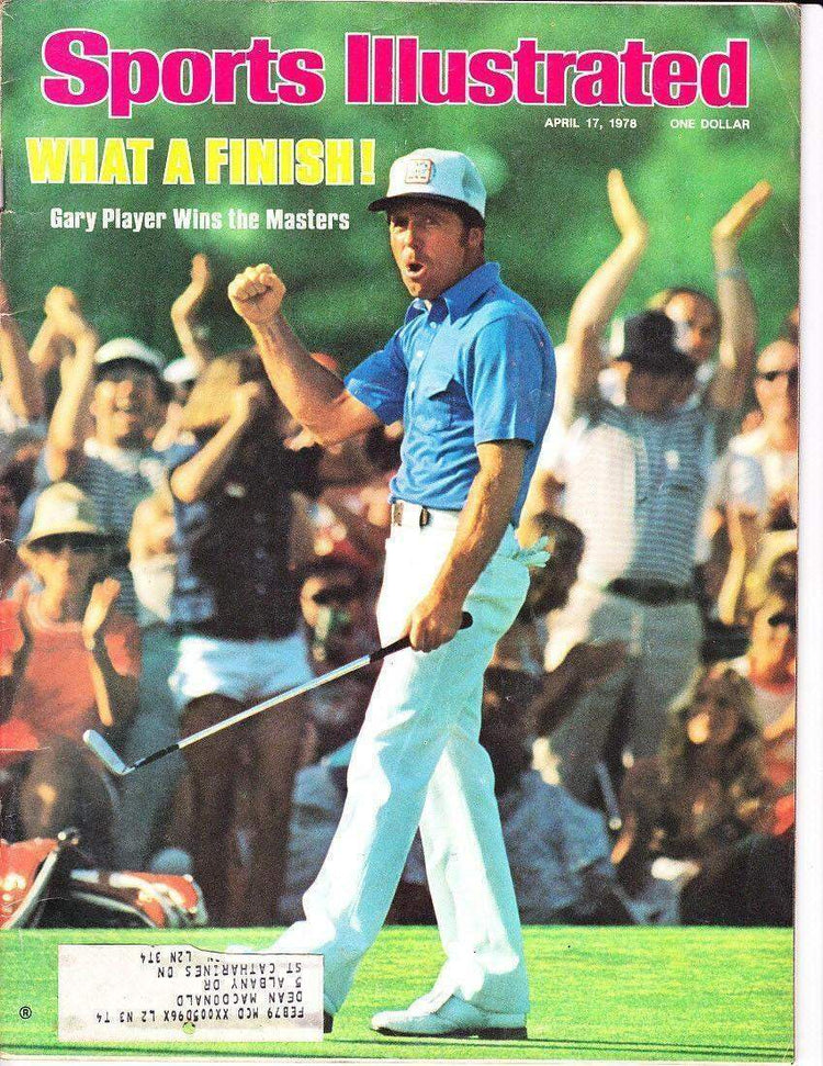 Gary Player 1978 Masters Sports Illustrated magazine - AutographsForSale.com