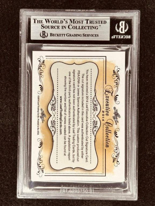 Ray Meyer 2014 Leaf Masterpiece Cut Signature certified signed card 1/1 DePaul - AutographsForSale.com