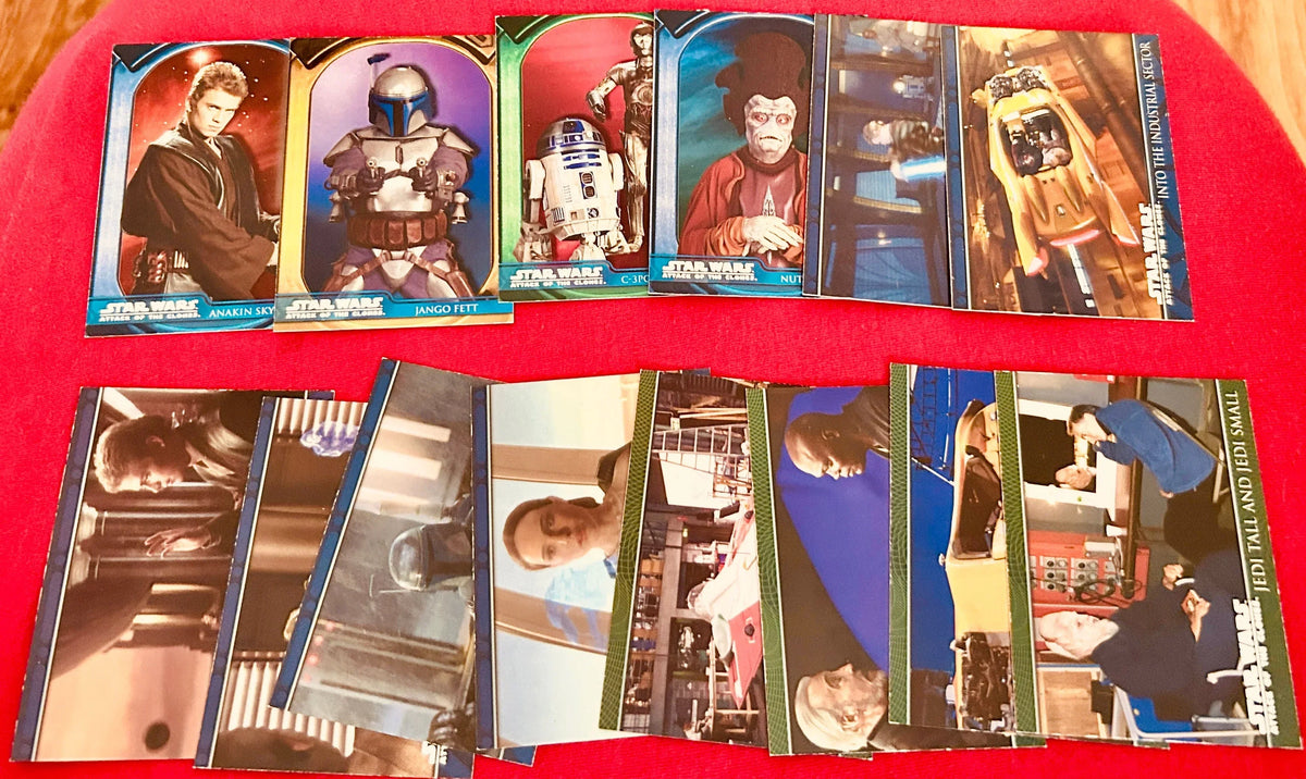 2002 Topps Star Wars Attack of Clones starter set 14 cards - AutographsForSale.com