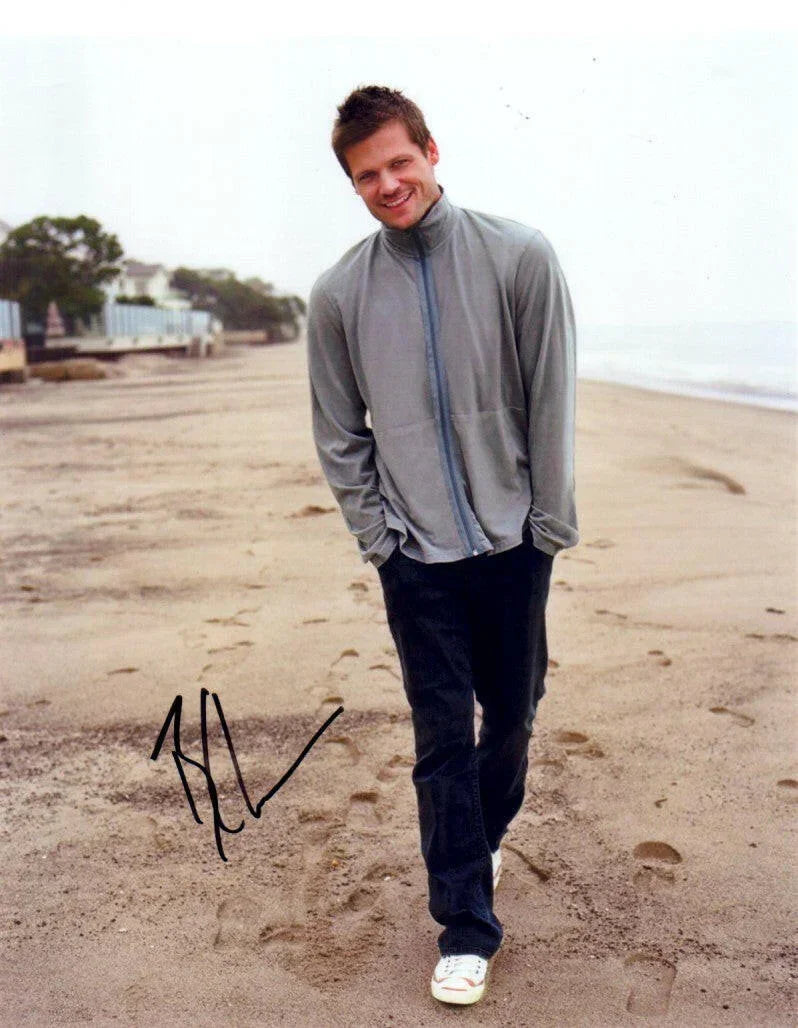 Bailey Chase autographed 8x10 photo On Beach Saving Grace - AutographsForSale.com