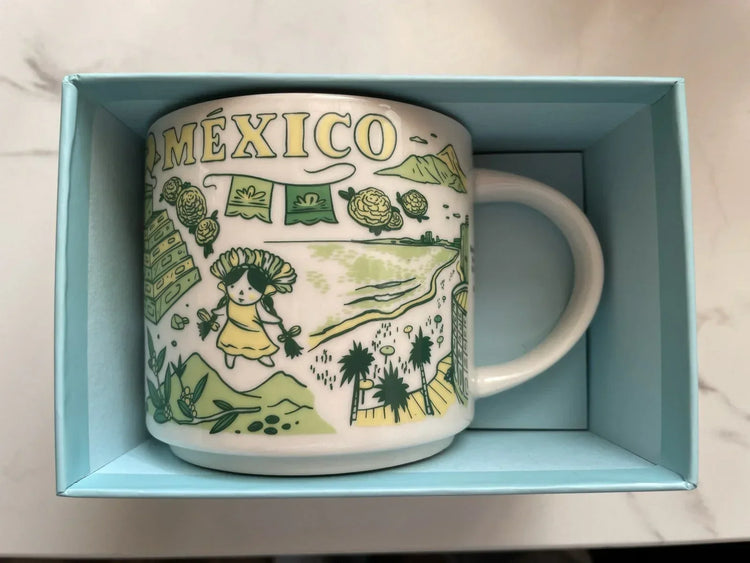 Starbucks 2018 Been There Series Mexico 14 ounce collector coffee mug NEW - AutographsForSale.com