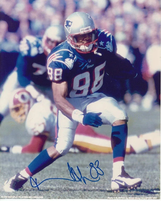 Terry Glenn autographed New England Patriots 8x10 photo - AutographsForSale.com