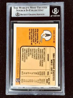 Warren Moon signed Houston Oilers 1985 Fleer Rookie Card BAS - AutographsForSale.com