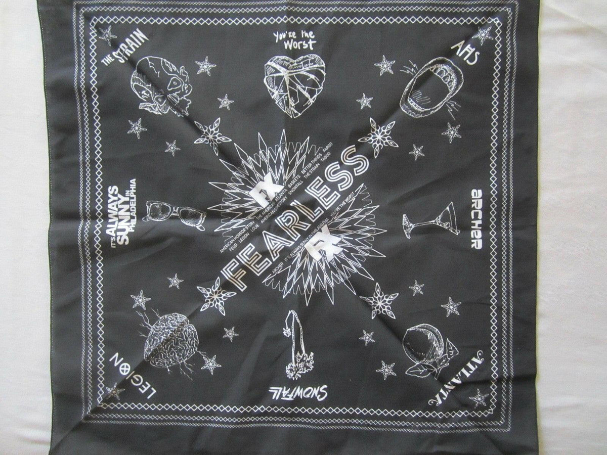 American Horror Story Archer Strain 2017 SDCC Fox Bandana Scarf - AutographsForSale.com