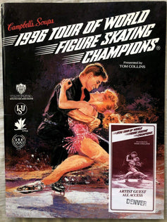 Rudy Galindo signed 1996 Tour of World ice skating Champions program - AutographsForSale.com
