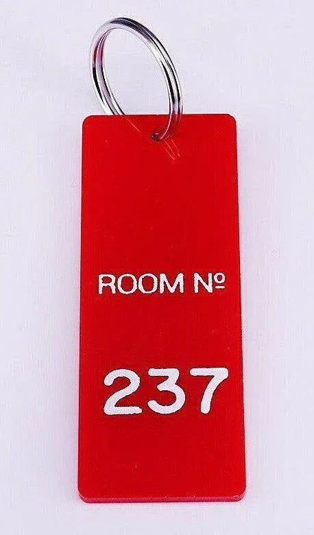 The Shining movie Overlook Hotel Room 237 replica key fob - AutographsForSale.com