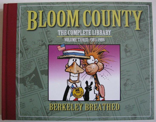 Berke Breathed autographed Bloom County Complete Library Volume 3 book (Bill the Cat remarqued) #42/100 - AutographsForSale.com