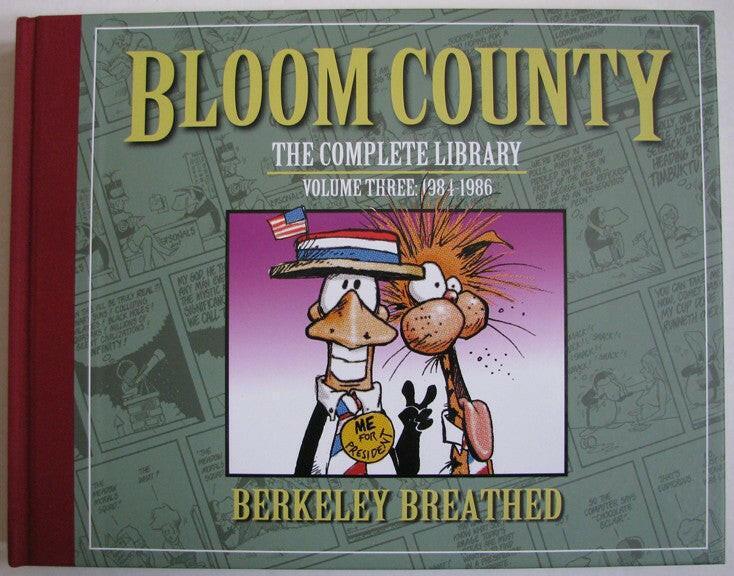 Berke Breathed autographed Bloom County Complete Library Volume 3 book Bill The Cat Remarqued - AutographsForSale.com
