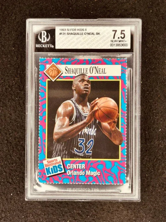 Shaquille O'Neal Orlando Magic 1993 SI for Kids card BGS 7.5 - AutographsForSale.com