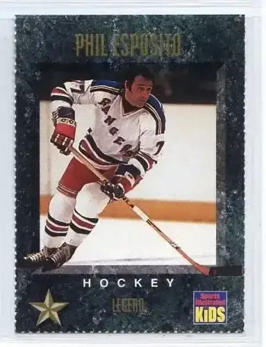 Phil Esposito NY Rangers 1994 SI for Kids Legends card - AutographsForSale.com