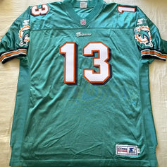 Dan Marino Dolphins 1997 1998 Starter game model aqua jersey NEW - AutographsForSale.com