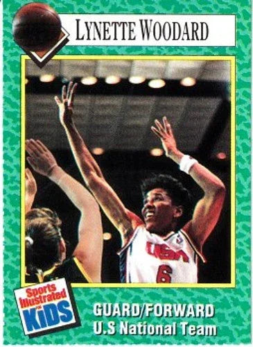 Lynette Woodard USA basketball 1990 Sports Illustrated For Kids Rookie Card - AutographsForSale.com