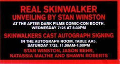 Skinwalkers cast signed 27x40 movie poster Natassia Malthe Stan Winston JSA - AutographsForSale.com