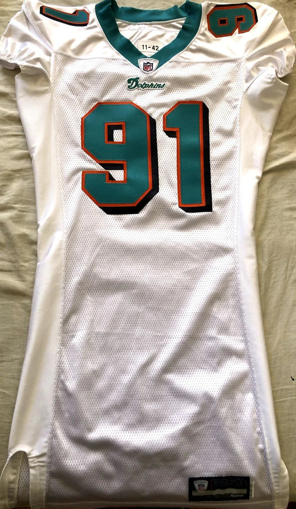 Cameron Wake Miami Dolphins 2011 authentic Reebok team issued game model jersey NEW - AutographsForSale.com