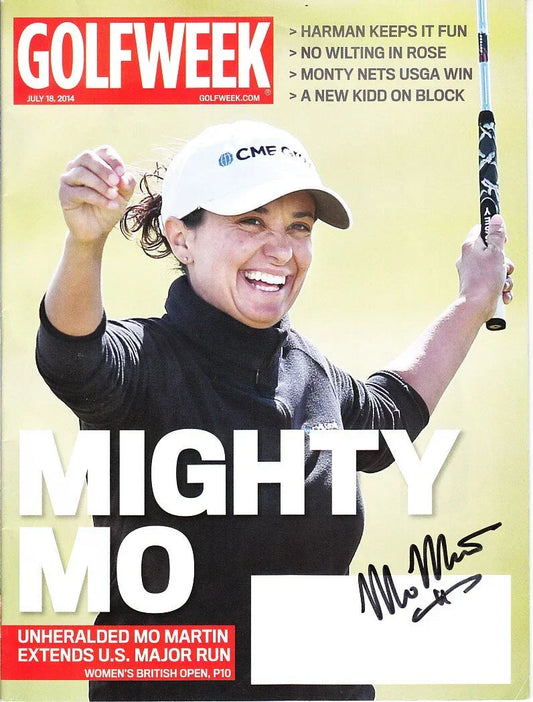 Mo Martin signed 2014 Women’s British Open Golfweek issue - AutographsForSale.com