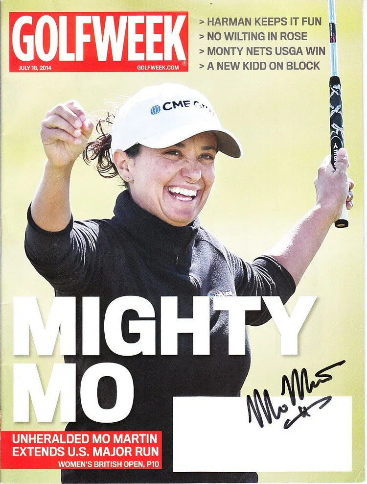 Mo Martin signed 2014 Women’s British Open Golfweek issue - AutographsForSale.com