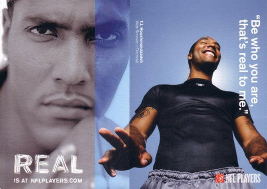 T.J. Houshmandzadeh Oversized NFL Players postcard 6x8.5 – Cincinnati Bengals - AutographsForSale.com