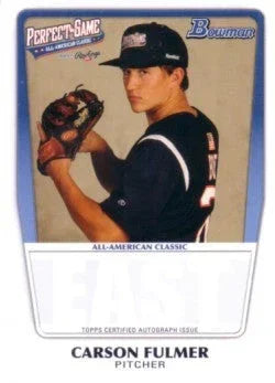 Carson Fulmer 2011 Perfect Game Topps Bowman RC (LA Angels) - AutographsForSale.com