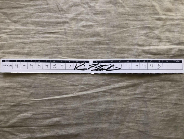 Kevin Streelman signed 2020 Farmers Insurance Open final round golf scorecard stub tab - AutographsForSale.com