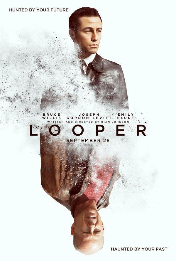 Looper 2 mini posters Joseph Gordon Levitt & Bruce Willis - AutographsForSale.com
