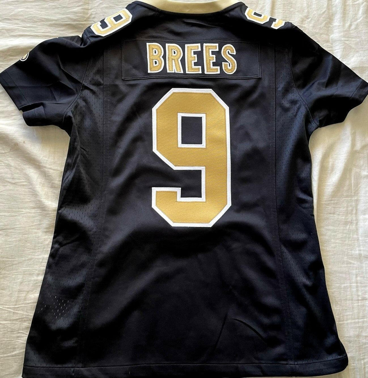 Drew Brees New Orleans Saints Nike women’s MEDIUM black stitched jersey NEW - AutographsForSale.com