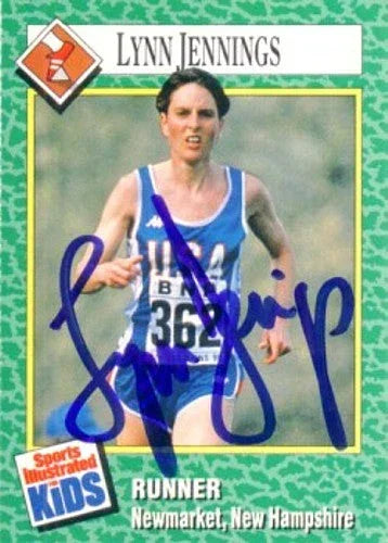Lynn Jennings autographed 1990 Sports Illustrated for Kids card - AutographsForSale.com