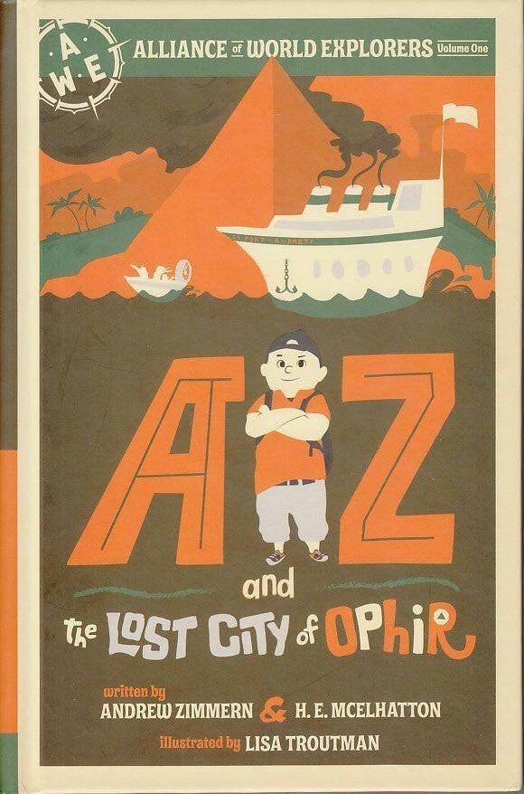 Andrew Zimmern autographed AZ & Lost City of Ophir book - AutographsForSale.com