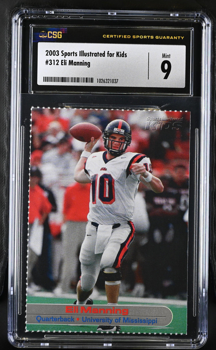 Eli Manning Ole Miss Rebels 2003 SI for Kids RC CSG 9 MT - AutographsForSale.com