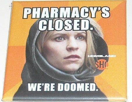 Homeland 2012 Comic-Con promo button or pin (Claire Danes) - AutographsForSale.com