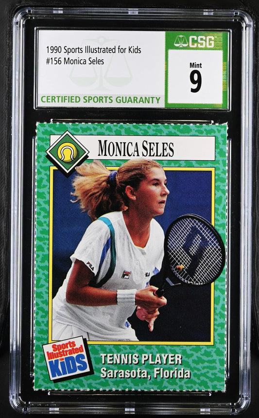 Monica Seles 1990 SI for Kids tennis RC CSG 9 MT - AutographsForSale.com
