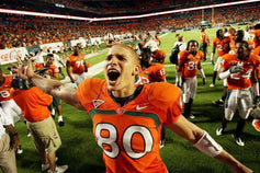 Jimmy Graham Miami Hurricanes 2009 Nike orange XL jersey - AutographsForSale.com
