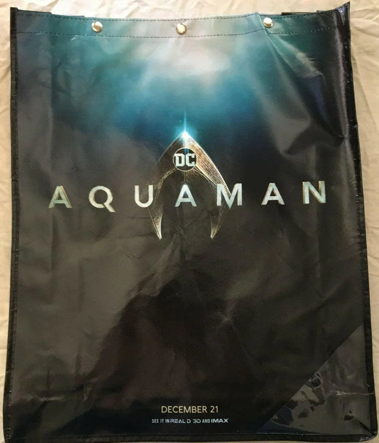 Aquaman movie 2018 SDCC huge tote bag backpack - AutographsForSale.com